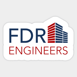 FDR Color Logo Sticker